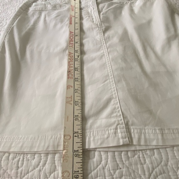 Karen Scott Classic White Skort Stretch Waistband 2 Pockets Size 6 - Picture 12 of 12